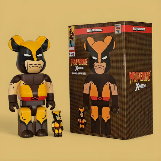 Bearbrick Wolverine Brown Version mit Verpackung