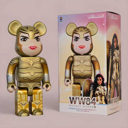 Bearbrick Wonder Woman Golden Armor Version 400% mit Verpackung
