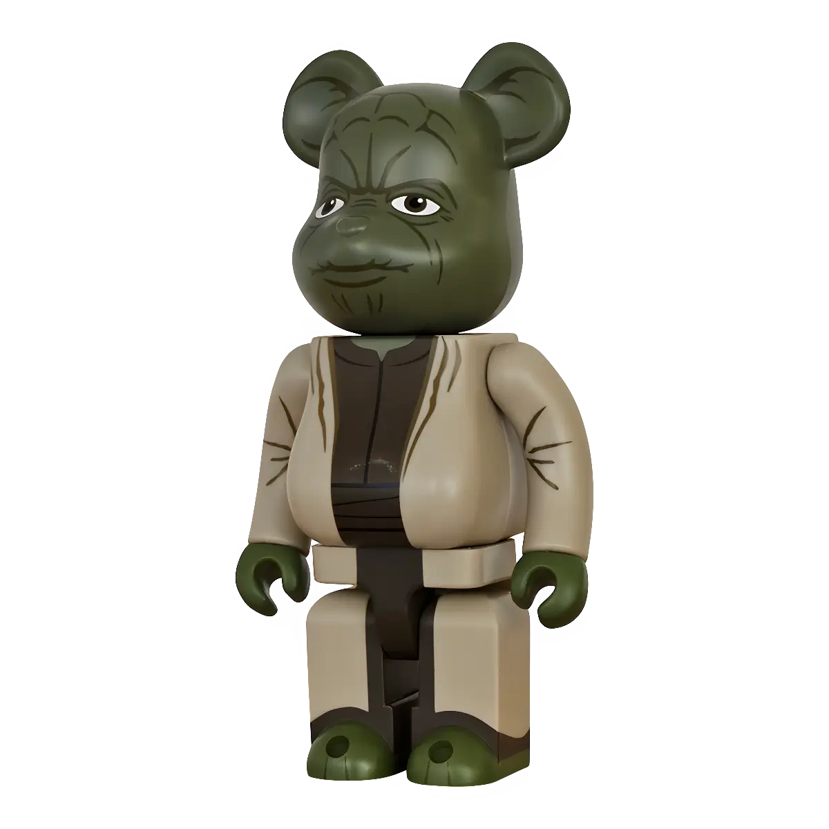 Bearbrick Yoda [Attack of the Clones] 400% schräg