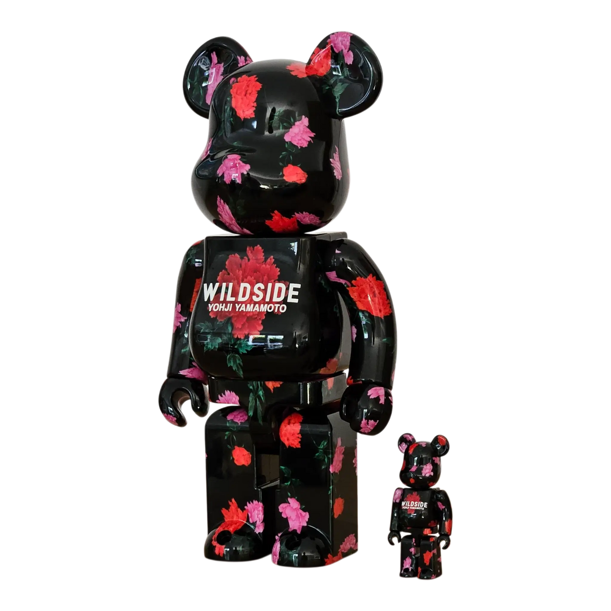 Bearbrick Yohji Yamamoto 'Wildside' 100%+400% schräg