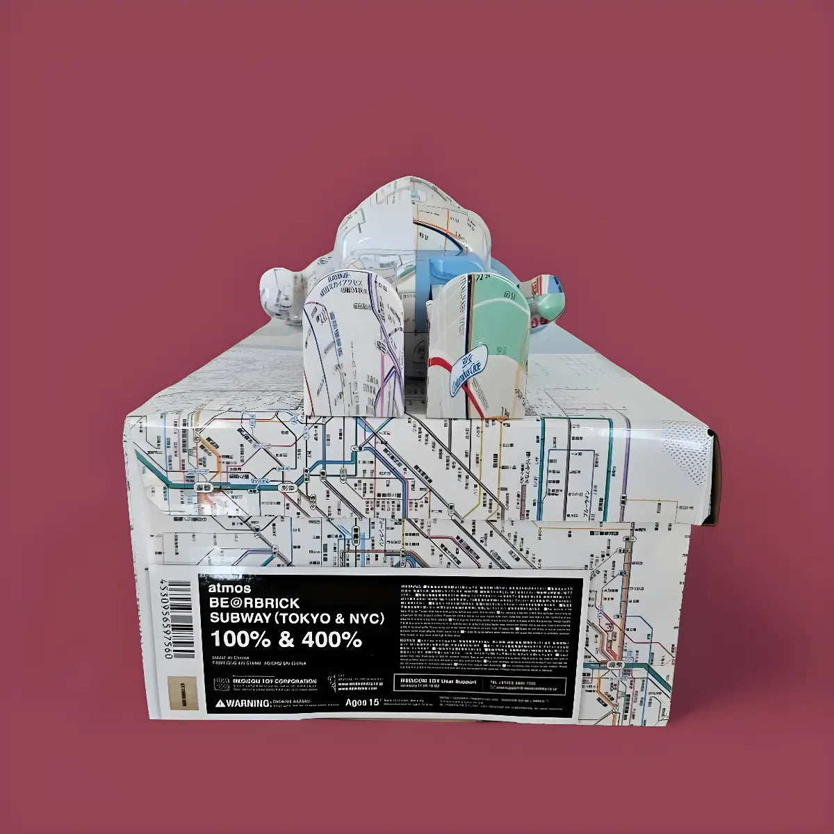 Bearbrick atmos Subway 100%+400% Echtheitsmerkmale