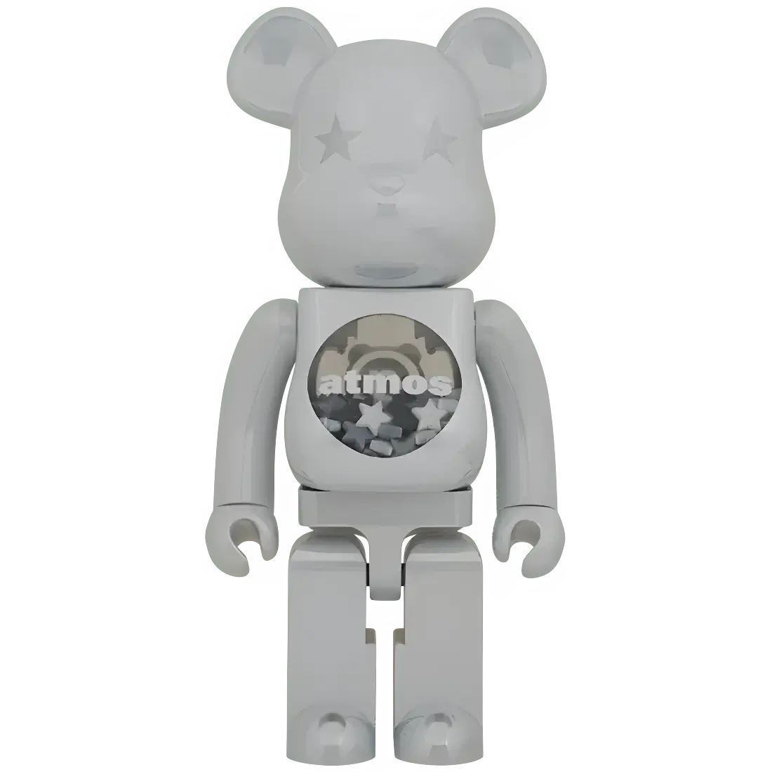 Bearbrick atmos White Chrome Version 1000% Herstellerbild 1