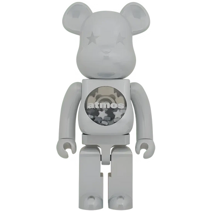 Bearbrick atmos White Chrome Version 1000% Herstellerbild 1