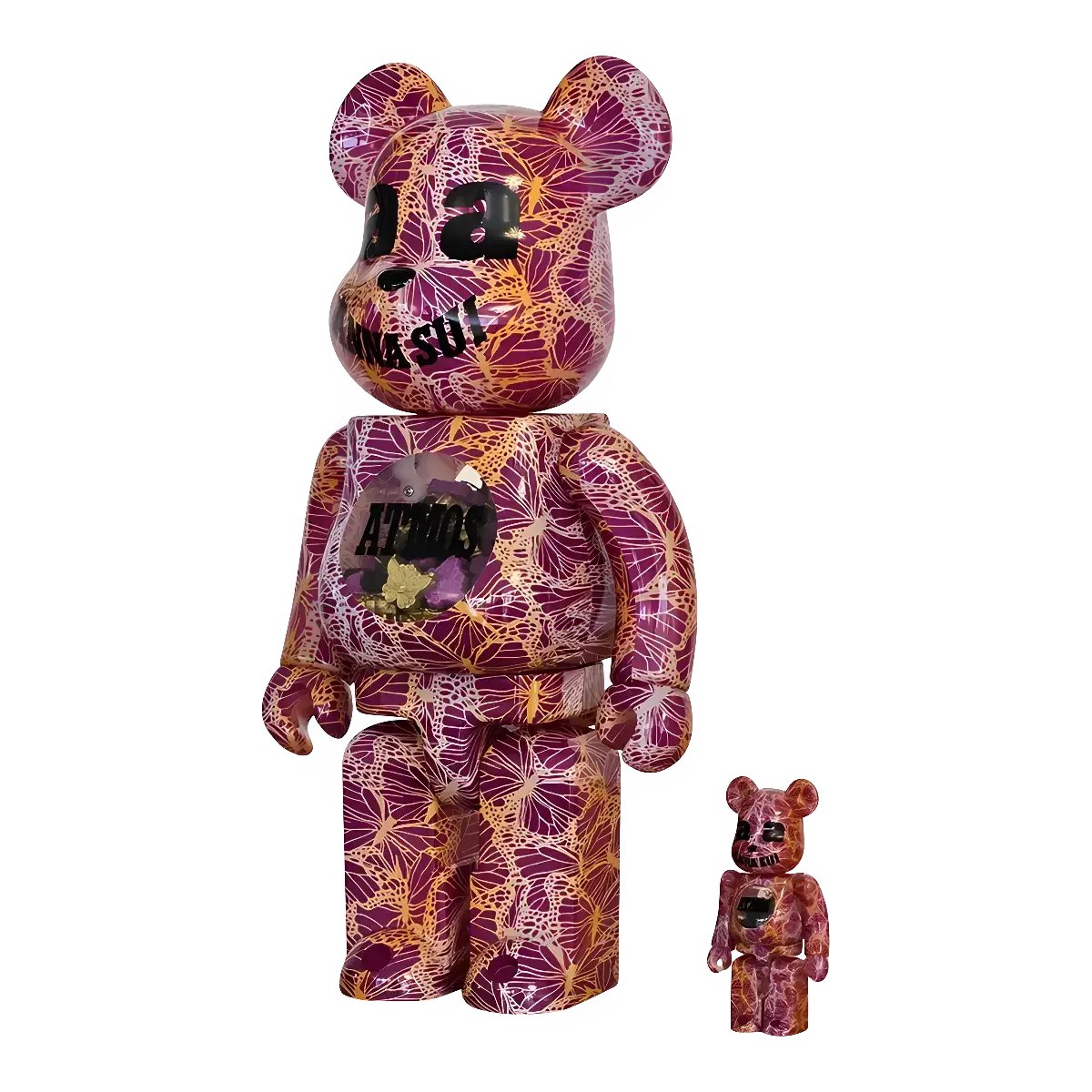Bearbrick atmos × ANNA SUI 100%+400% schräg