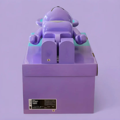 Bearbrick atmos × Badmood 1000% Echtheitsmerkmale