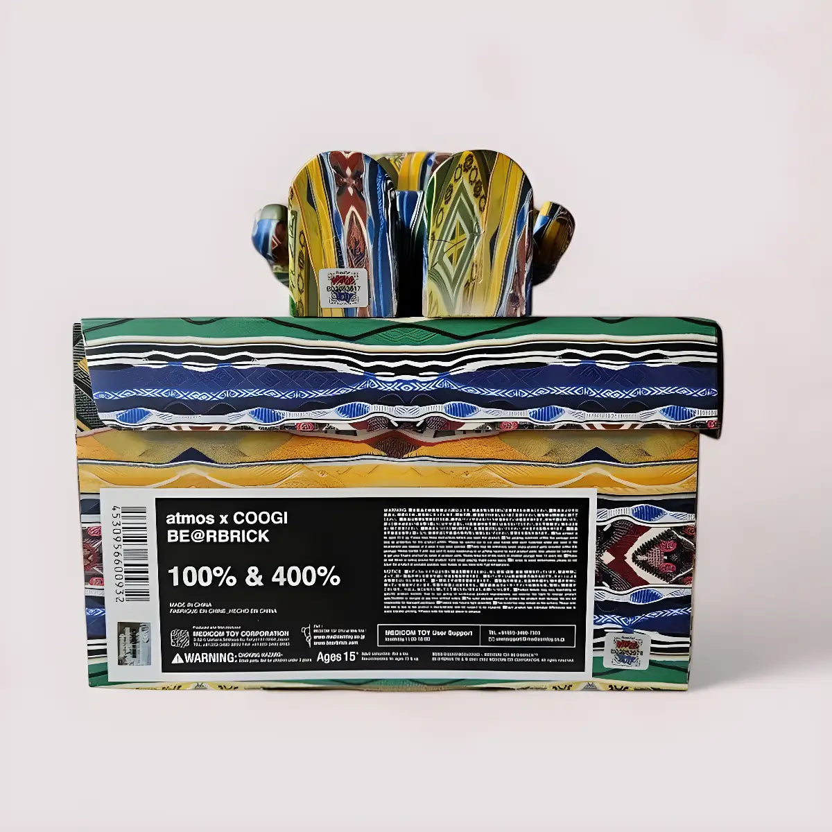 Bearbrick atmos × COOGI 100%+400% Echtheitsmerkmale