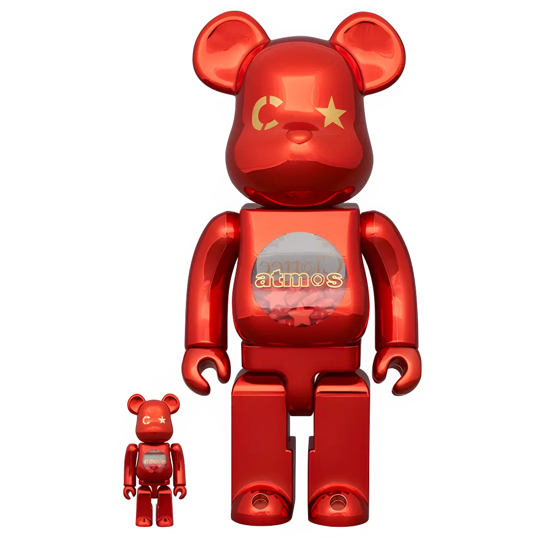 Bearbrick atmos × Clottee 100%+400% Herstellerbild 1