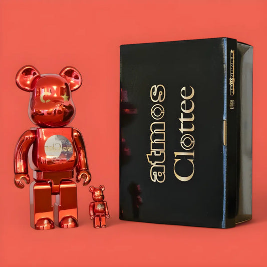 Bearbrick atmos × Clottee 100%+400% mit Verpackung