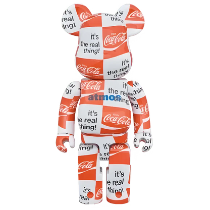 Bearbrick atmos × Coca-Cola Checkerboard 100%+400% Herstellerbild 3