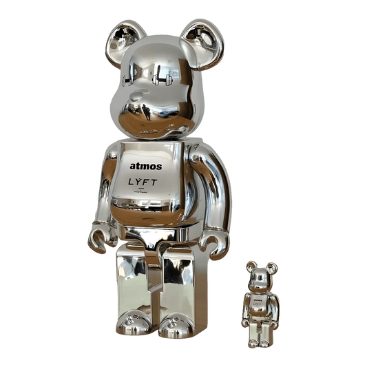 Bearbrick atmos × LÝFT 100%+400% schräg