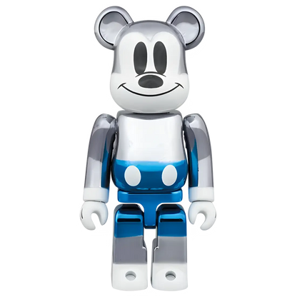 Bearbrick fragmentdesign Mickey Mouse Blue Version 100%+400% Herstellerbild 2