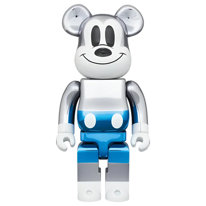 Bearbrick fragmentdesign Mickey Mouse Blue Version 100%+400% Herstellerbild 3