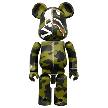Bearbrick mastermind × A Bathing Ape Green 200% Herstellerbild 1