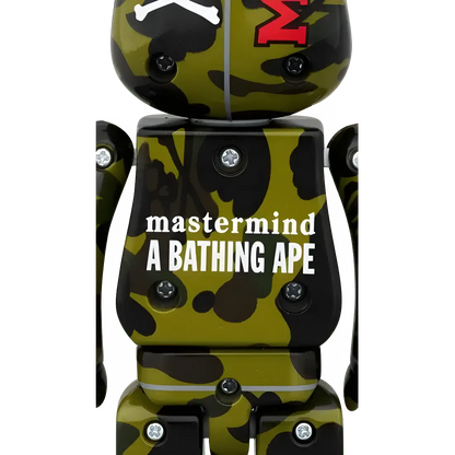 Bearbrick mastermind × A Bathing Ape Green 200% Herstellerbild 2