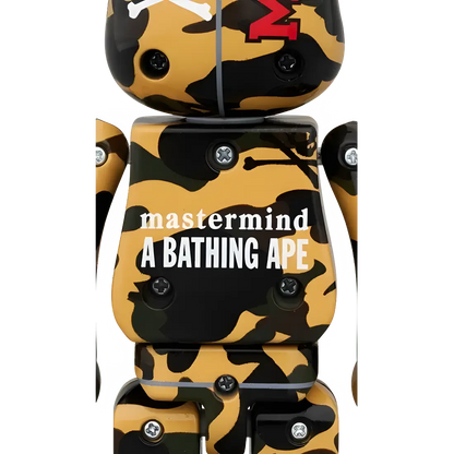 Bearbrick mastermind × A Bathing Ape Yellow 200% Herstellerbild 2
