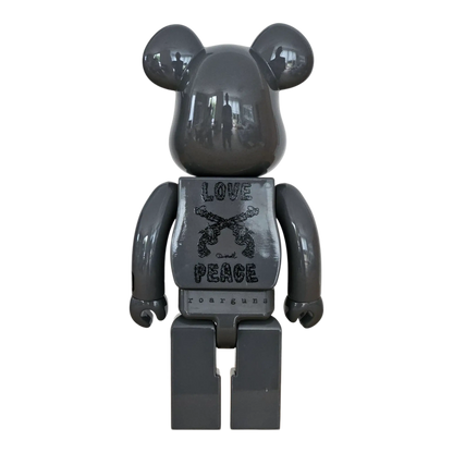 Bearbrick roarguns 20th Anniversary 100%+400% Rückseite