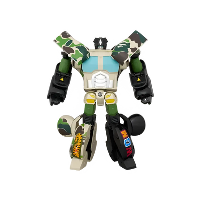 Bearbrick × Transformers Optimus Prime BAPE Camo Shark 400% Herstellerbild 3