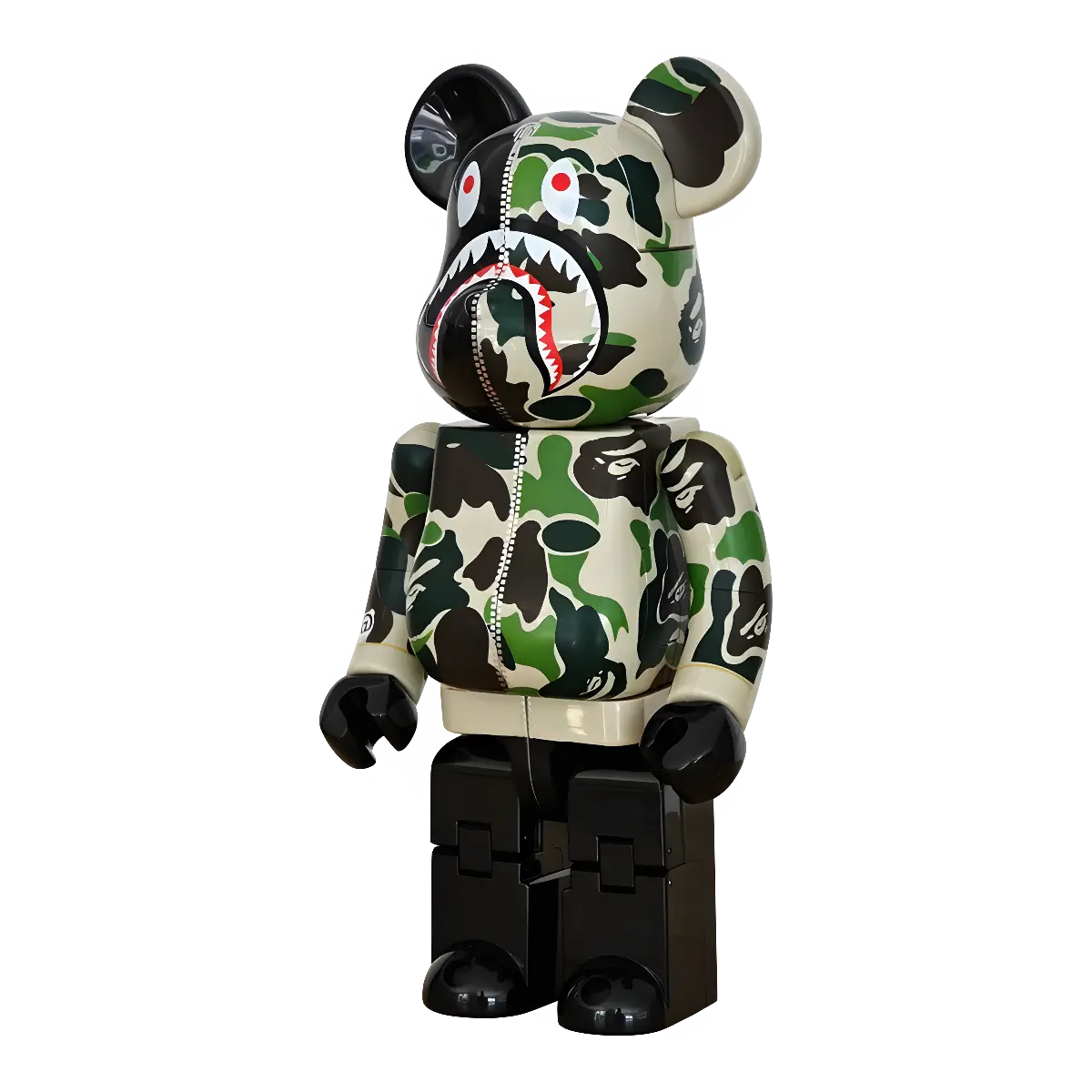 Bearbrick × Transformers Optimus Prime BAPE Camo Shark 400% schräg