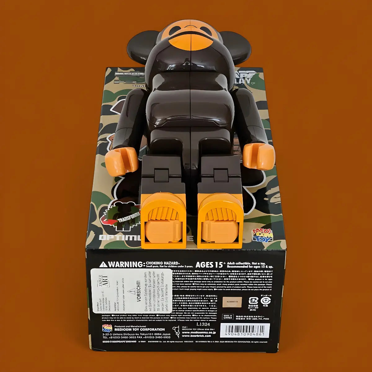 Bearbrick × Transformers Optimus Prime Baby Milo 400% Echtheitsmerkmale