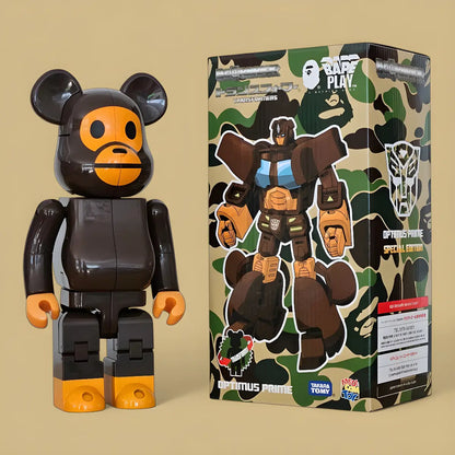 Bearbrick × Transformers Optimus Prime Baby Milo 400% mit Verpackung