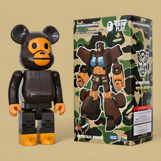 Bearbrick × Transformers Optimus Prime Baby Milo 400% mit Verpackung