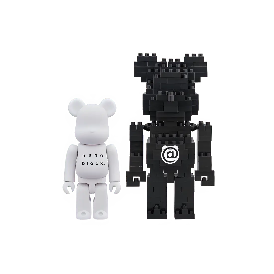 Bearbrick × nanoblock 2-Pack Set A 100% Herstellerbild 1