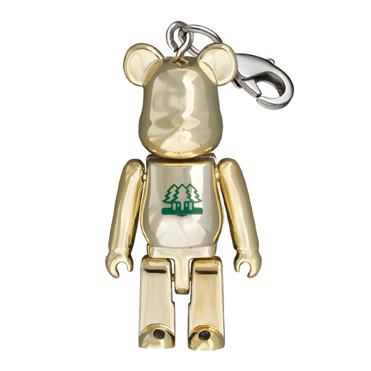 Bearbrick Merry Green Christmas 2012 - Gold (50%) - MyBearBrick.de