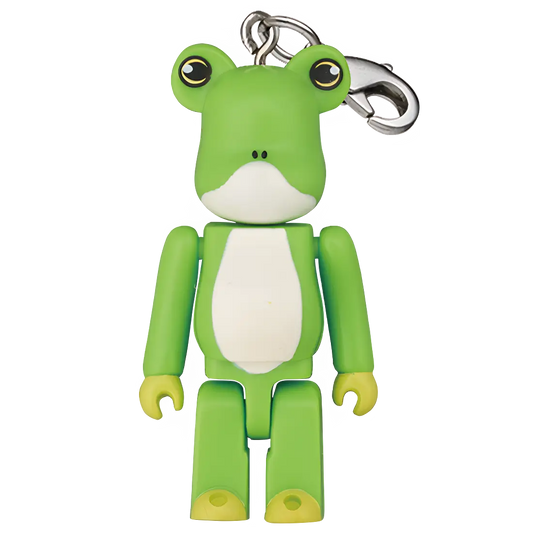 Bearbrick Kiss the Earth WWF Charity Campaign - Forest Green Tree Frog (50%) - MyBearBrick.de