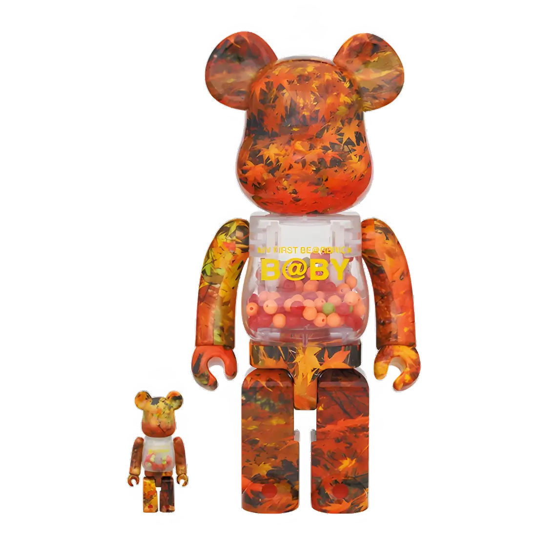 My First Bearbrick Baby Autumn Leaves Version 100%+400% Herstellerbild 1