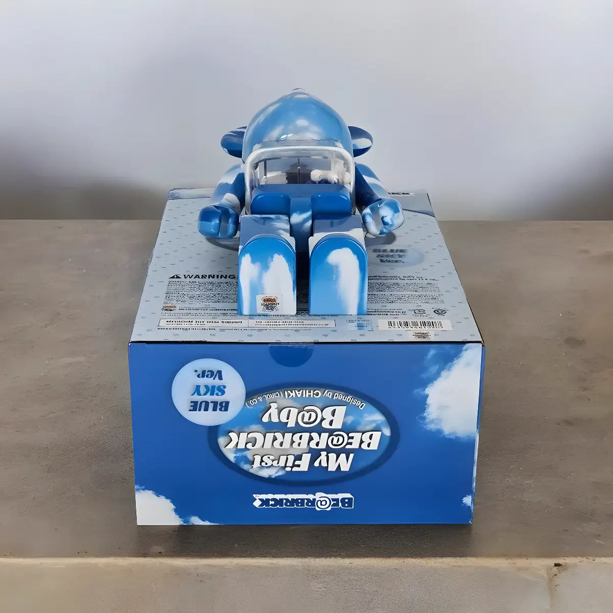My First Bearbrick Baby Blue Sky Version 100%+400% Echtheitsmerkmale