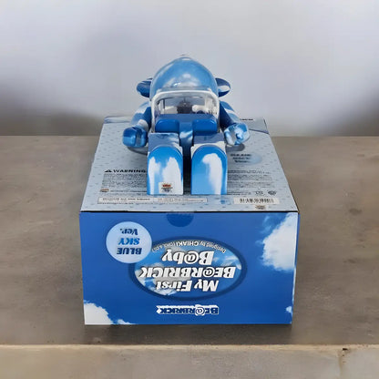 My First Bearbrick Baby Blue Sky Version 100%+400% Echtheitsmerkmale