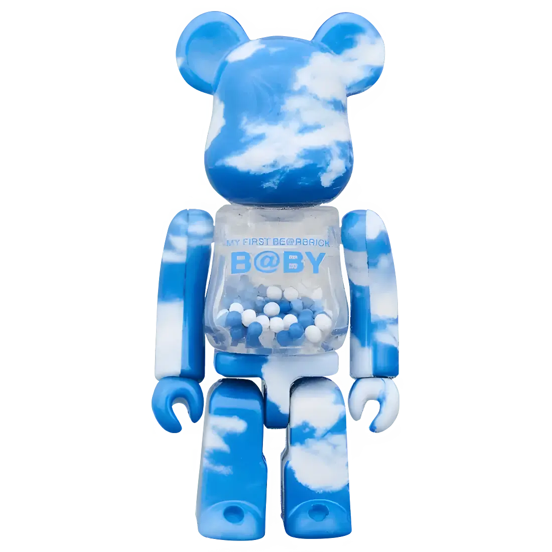 My First Bearbrick Baby Blue Sky Version 100%+400% Herstellerbild 2
