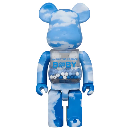 My First Bearbrick Baby Blue Sky Version 100%+400% Herstellerbild 3