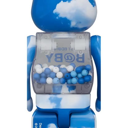 My First Bearbrick Baby Blue Sky Version 100%+400% Herstellerbild 4