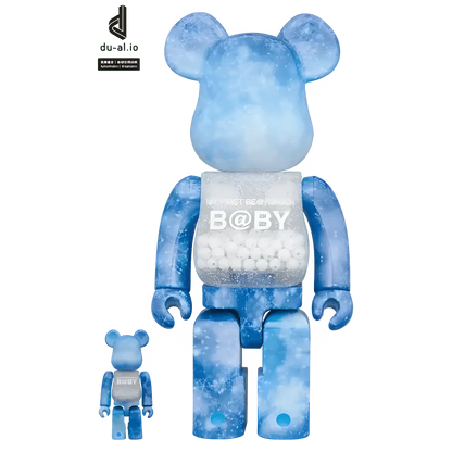 My First Bearbrick Baby Crystal of Snow Version 100%+400% Herstellerbild 1