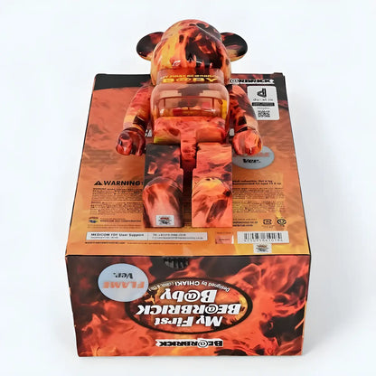 My First Bearbrick Baby Flame Version 100%+400% Echtheitsmerkmale