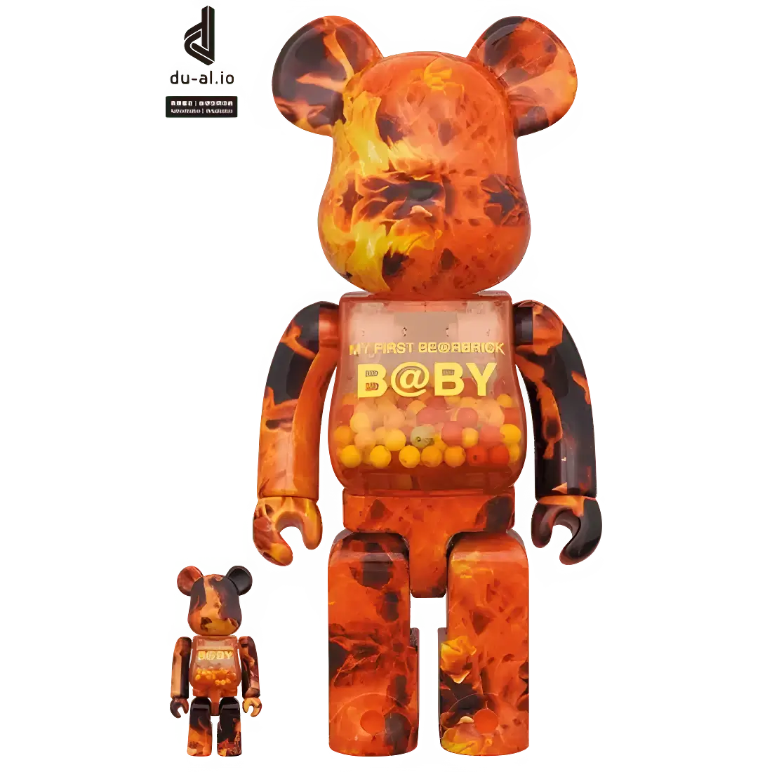 My First Bearbrick Baby Flame Version 100%+400% Herstellerbild 1