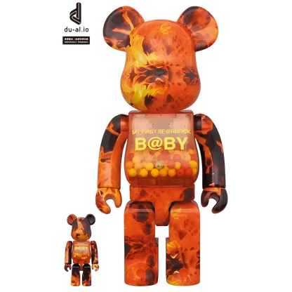My First Bearbrick Baby Flame Version 100%+400% Herstellerbild 1