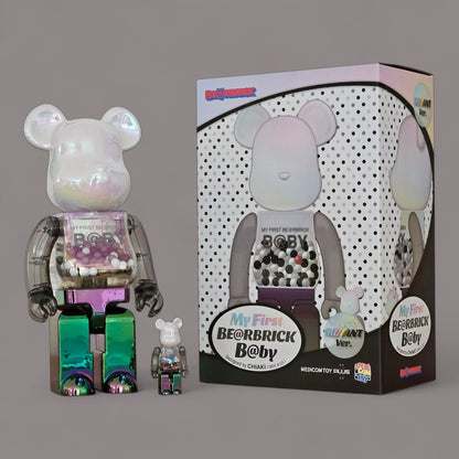 My First Bearbrick Baby Mutant Version 100%+400% mit Verpackung