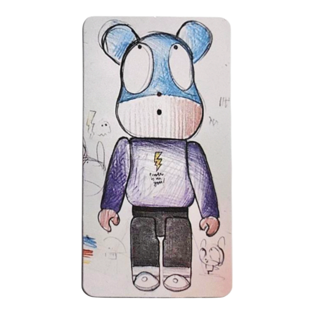 B@RBRICK Series 46 "Edgar Plans" 100% SECRET Begleitkarte