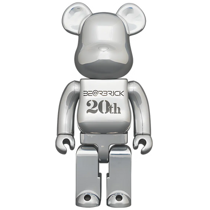 Bearbrick 20th Anniversary Deep Chrome Version 400% Herstellerbild 1