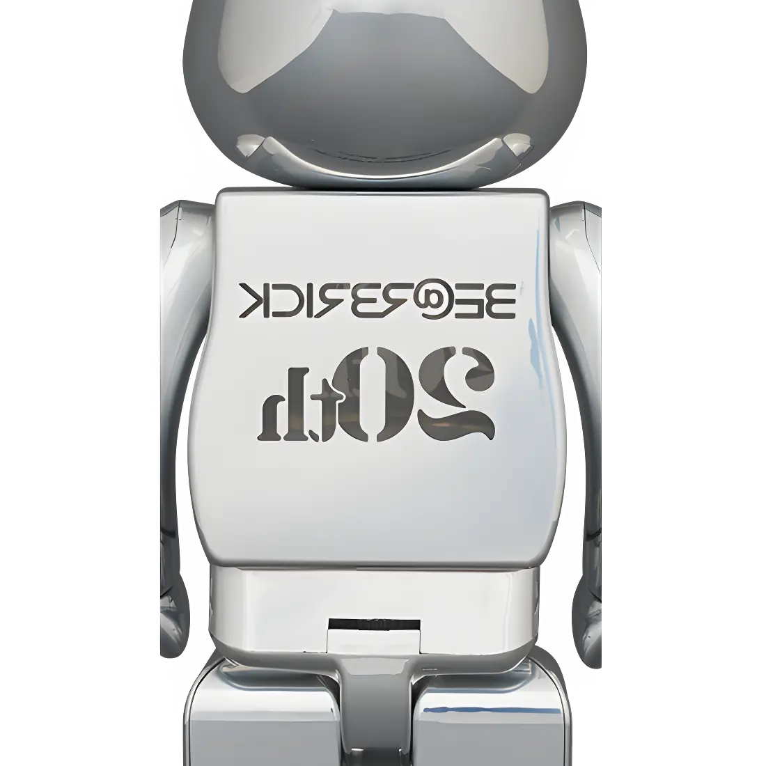 Bearbrick 20th Anniversary Deep Chrome Version 400% Herstellerbild 2