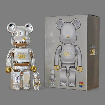 Bearbrick 20th Anniversary Model 100%+400% mit Verpackung