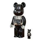 BE@RBRICK 2G Black Chrome Version (100%+400%)