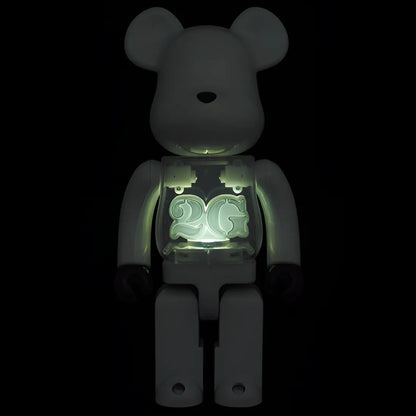 Bearbrick 2G White Chrome Version 100%+400% Herstellerbild 5