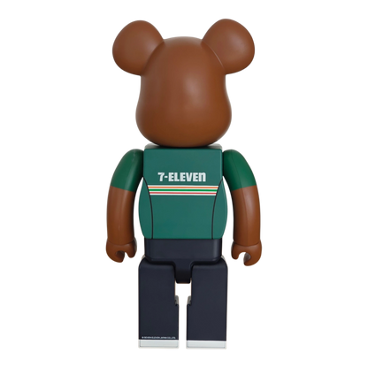 Bearbrick 7-ELEVEN Uniform Green Version 400% Rückseite