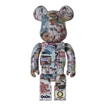 Bearbrick 9090 × S.H.I.P&crew 100%+400% Rückseite