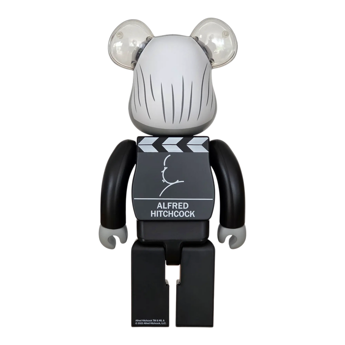 Bearbrick Alfred Hitchcock 400% Rückseite
