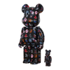 Bearbrick American League Black Version [MLB] 100%+400% schräg