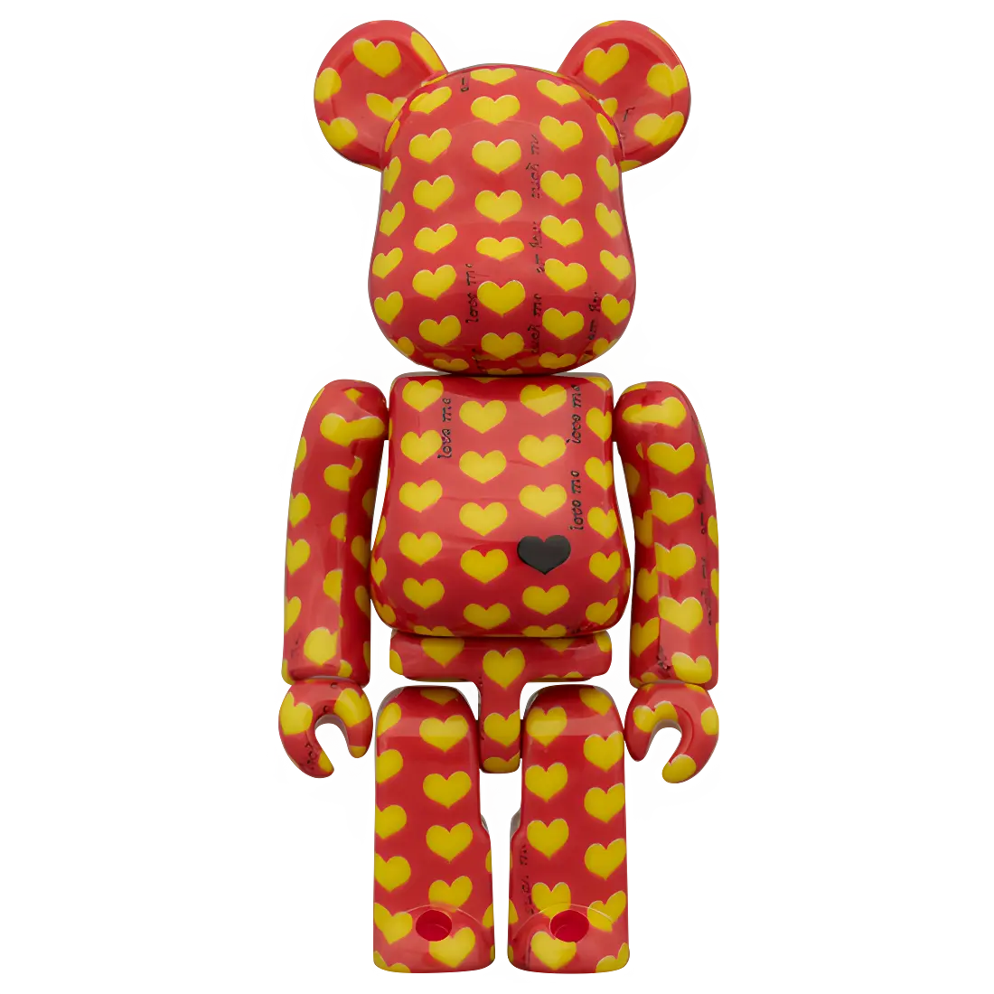 Bearbrick Amplifier Yellow Heart Reverse Version 100%+400% Herstellerbild 2